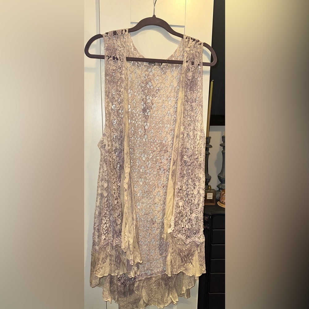 NWOT ORIGAMI Floral Tank Duster